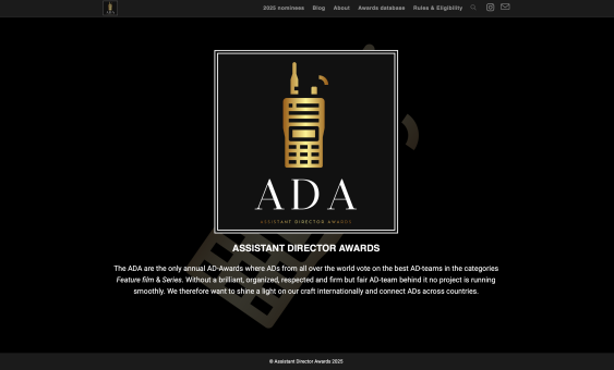 AD AWARDS 2025 : les films et séries en compétition