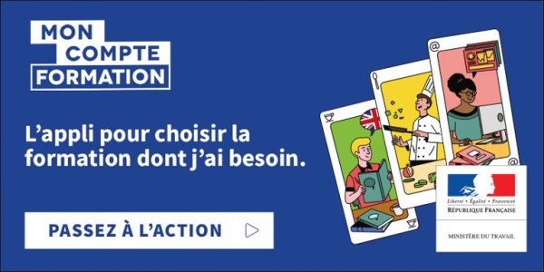 Compte Personnel de Formation (CPF) : lancement de l'application Mon Compte Formation