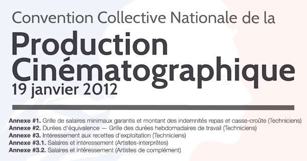 Revalorisation des salaires des techniciens du cinéma de 1,2%