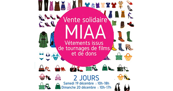 MIAA organise une vente solidaire les 19 et 20 décembre prochain