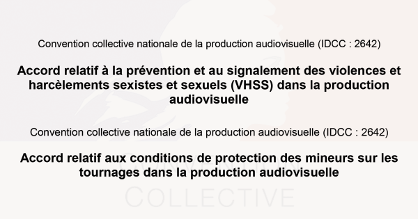 De nouvelles mesures relatives à la prévention des VHSS et aux conditions d'engagement des mineurs dans la production audiovisuelle